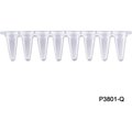 Mtc Bio MTC Bio PureAmp 8 Strips QPCR Tube with Separated Strip Cap, 0.1 ml, Clear, 120 Pack P3801-Q